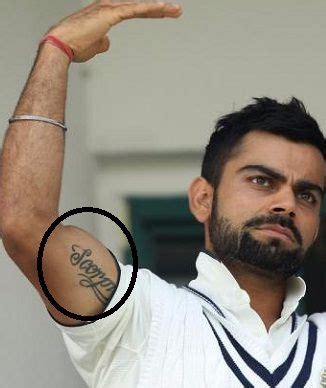 virat kohli tattoo meaning