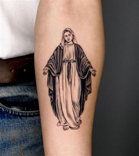 Powerful Virgen Maria Tattoo Designs 2023