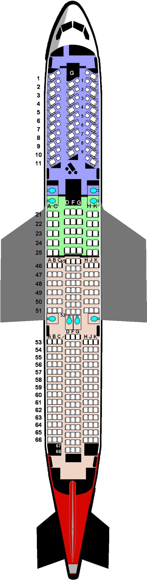 virgin atlantic airlines 787-9 seat map