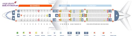 virgin boeing 787-9 dreamliner seat map