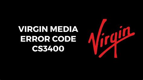 virgin media error code