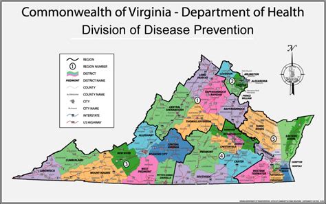 virginia department of health districts