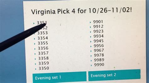 virginia pick 4