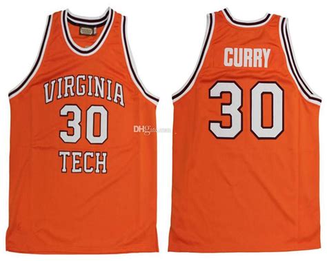 virginia tech dell curry jersey