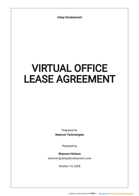7+ Office Lease Agreement Templates PDF, DOC
