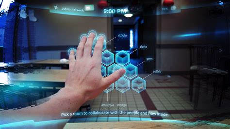 Esempio di Augmented reality user interface. http