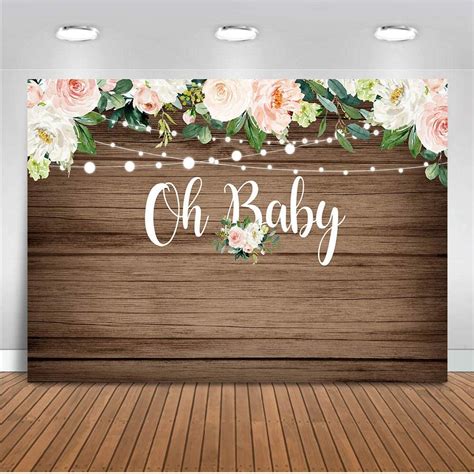 Virtual Baby Shower Backdrop