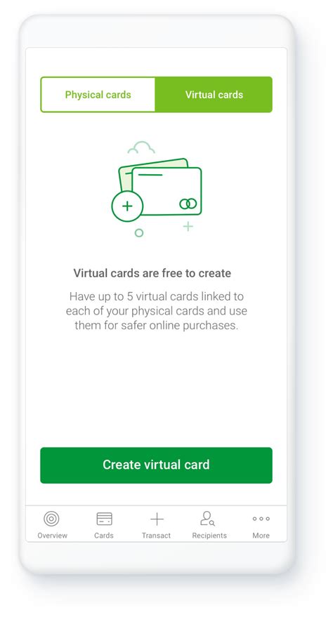 virtual card create