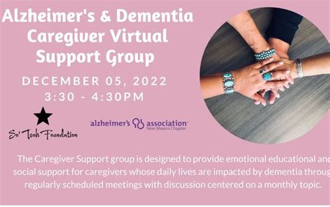 virtual dementia caregiver support group