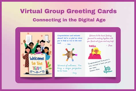 Virtual Group Greeting Cards Uk