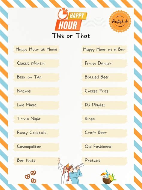 virtual happy hour activities