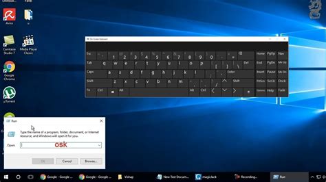 Virtual Keyboard Run Command