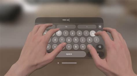 Virtual Keyboard Typing