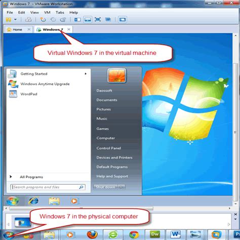virtual machine windows 7 online