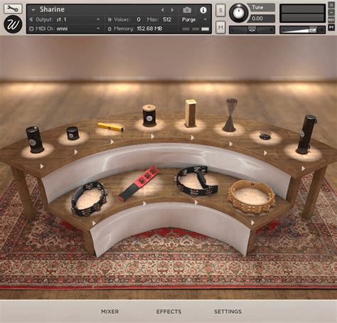 Virtual Percussion Instruments