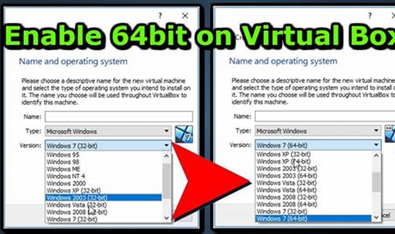 virtualbox 64 bit