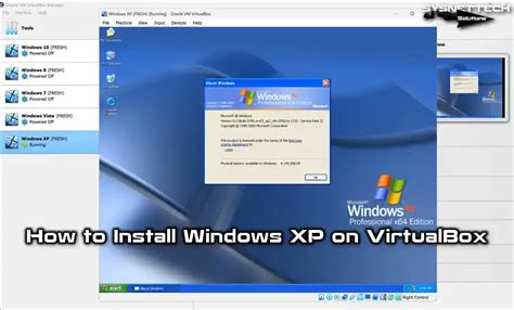 virtualbox cannot install windows xp