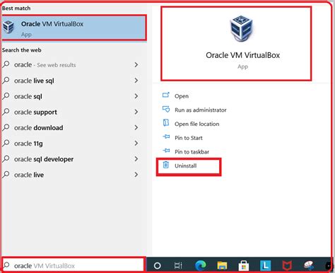 virtualbox windows 10 uninstall