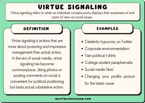 virtue signaling definition