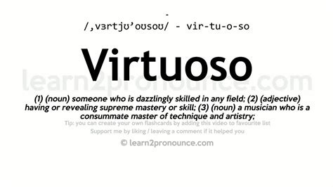 virtuoso definition english