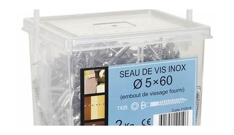 Vis à métaux à tête fraisée inox M4x20 mm 10 pièces