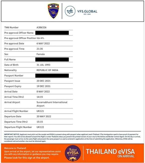 visa fee for thailand on arrival