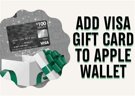 visa gift card apple pay