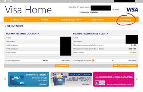 visa home habilitar tarjeta por viaje