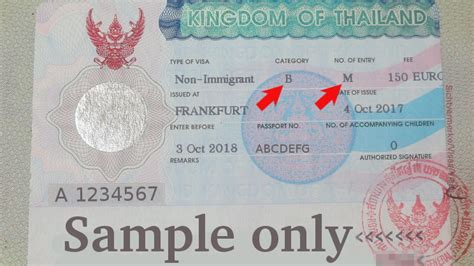visa non b thailand