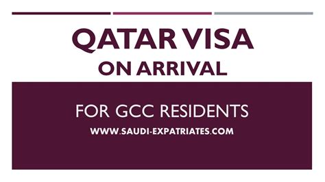 visa on arrival for gcc residents
