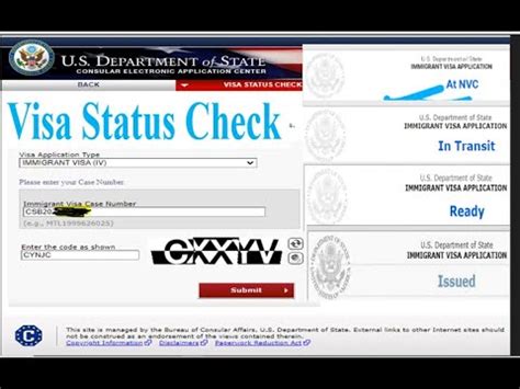 Visa Status Check At Nvc
