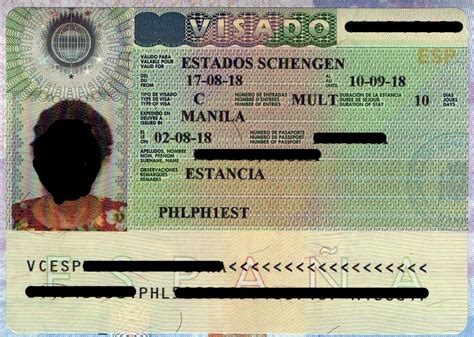 visa to spain from the philippines