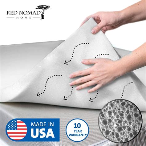 visco elastic memory foam mattress pad