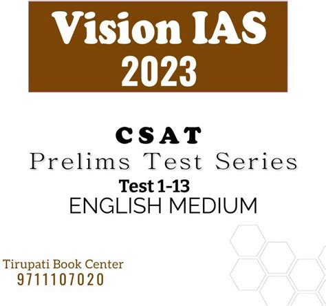 vision ias csat test series 2023