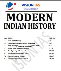 vision ias modern history pdf