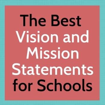 vision statement examples for schools