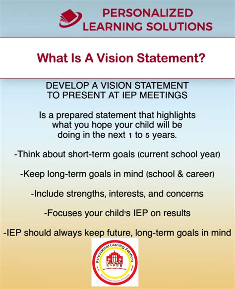 vision statement for students