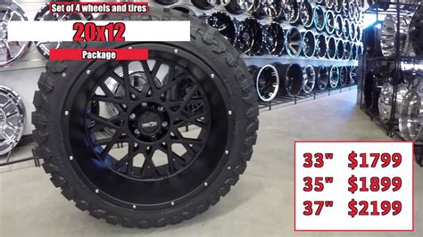 vision wheels and tire packages