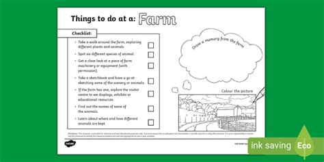 Visit farm checklist