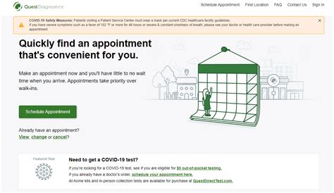 visit quest diagnosticscom/appointment