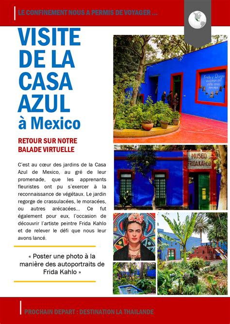 visite virtuelle de la casa azul