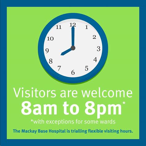 visiting hours for hospital
