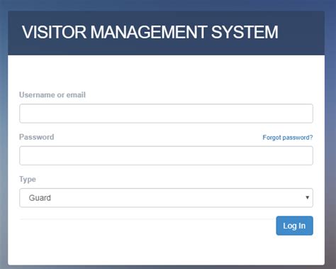 Visitor Management System Source Code In Php