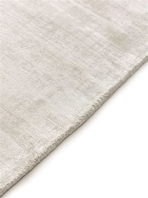 Viskose Teppich grau mit Fransen 100 Viskose 160×230 cm Flourou