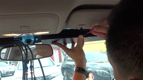 Visor Light Installation