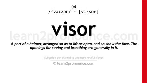 Visor World Meaning