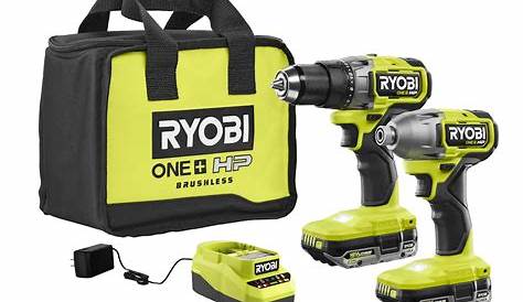 Ryobi One+ Cordless 18V 4Ah LiIon Combi Drill 2 Batteries