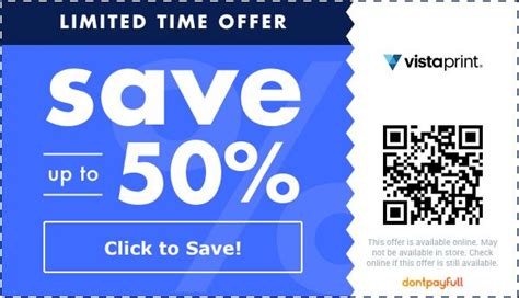 Save Money On Printing With Vistaprint Coupon 50%