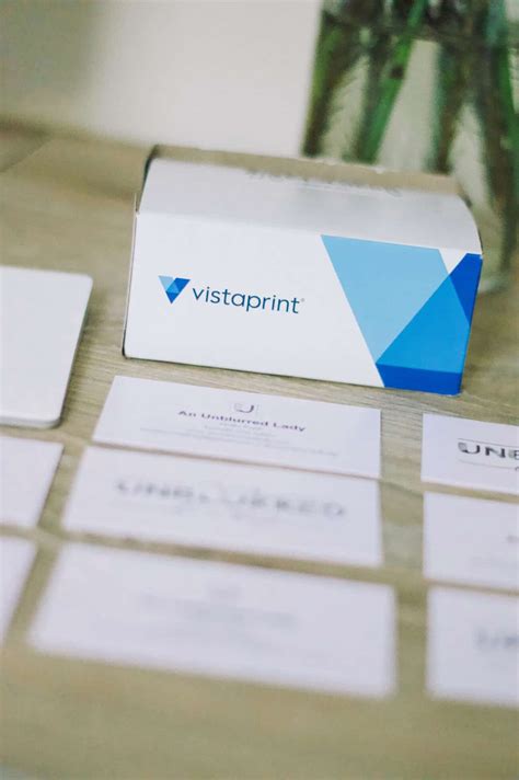 vistaprint business card variety