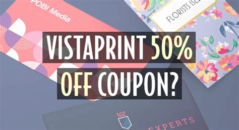 Save Money On Printing With Vistaprint Coupon 50%